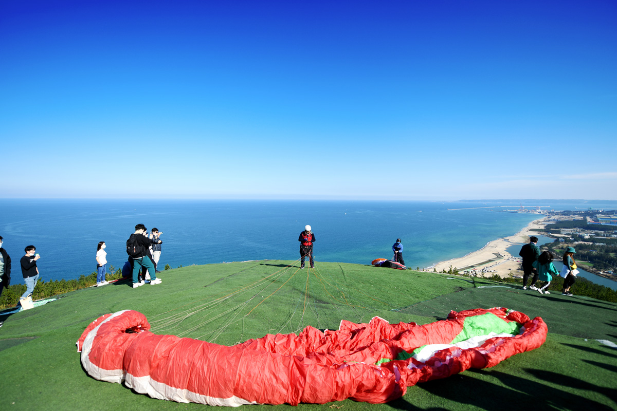 곤륜산 패러글라이딩 사진1